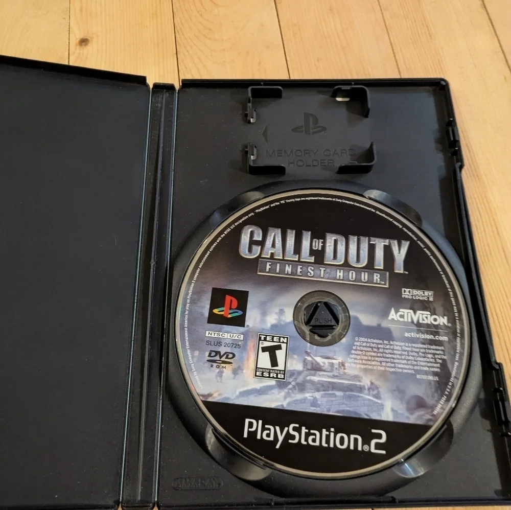 Call of Duty: Finest Hour for PlayStation 2 - Black Game Used